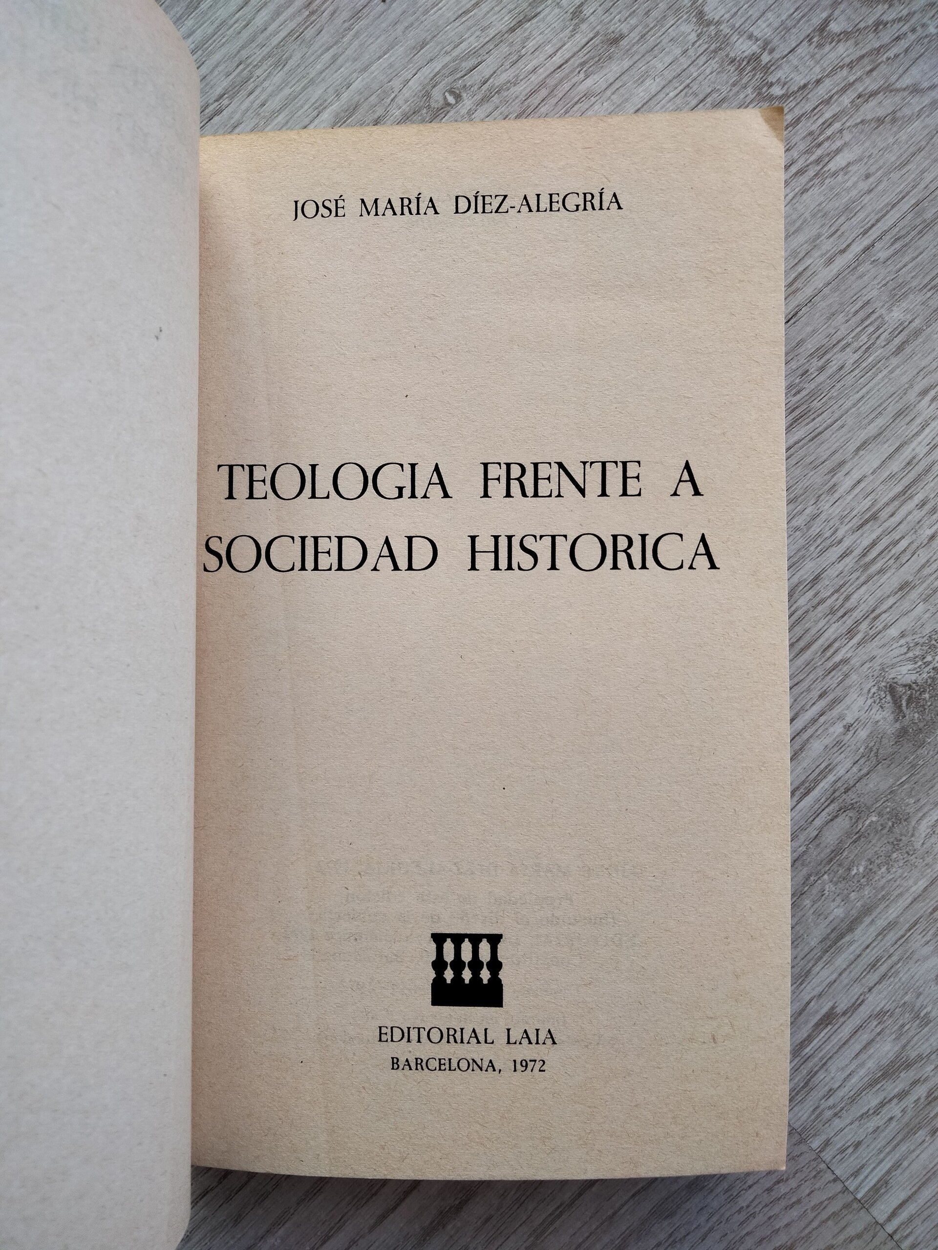 Teología frente a sociedad histórica - 4