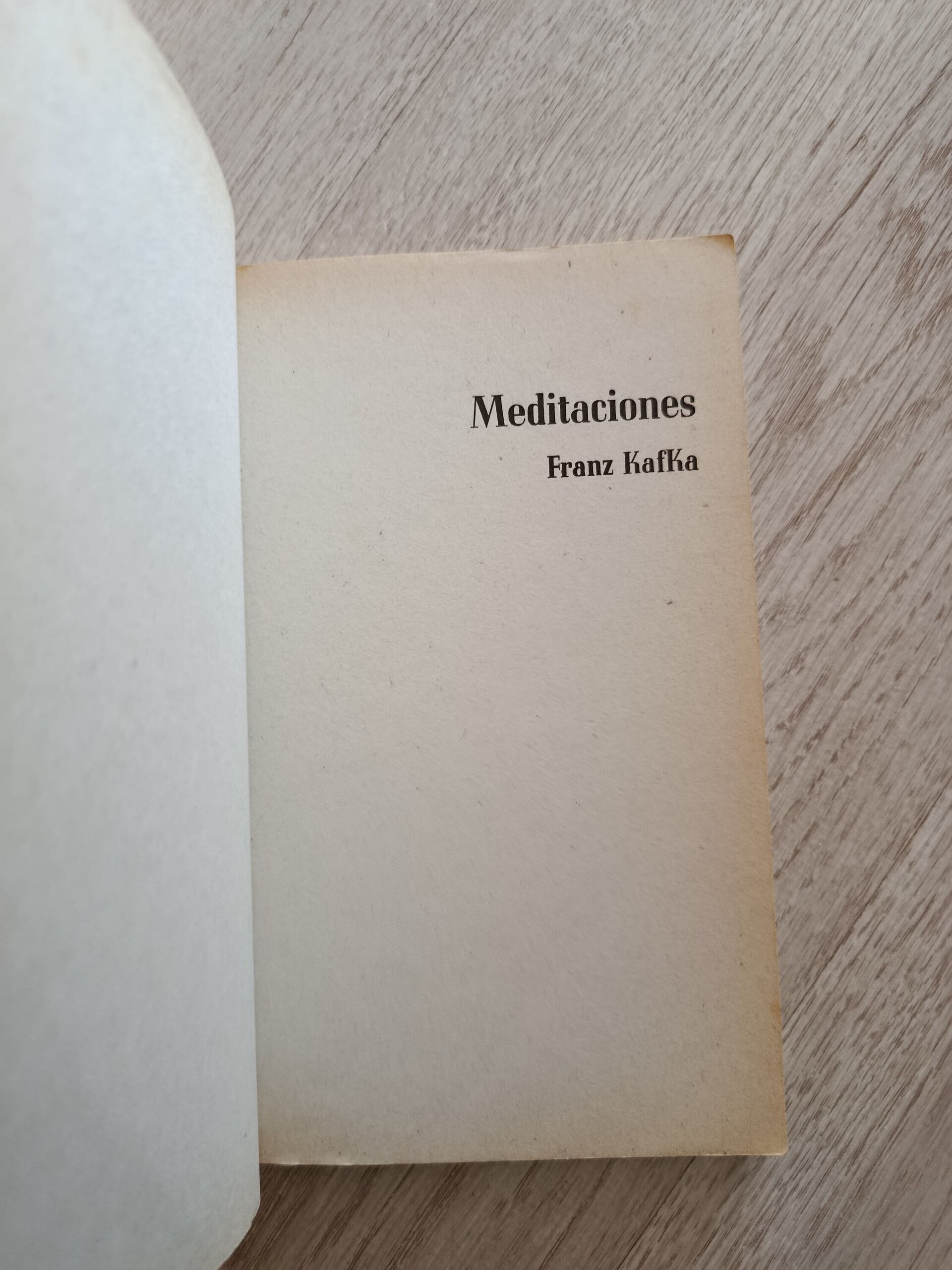 Kafka - Meditaciones - 5