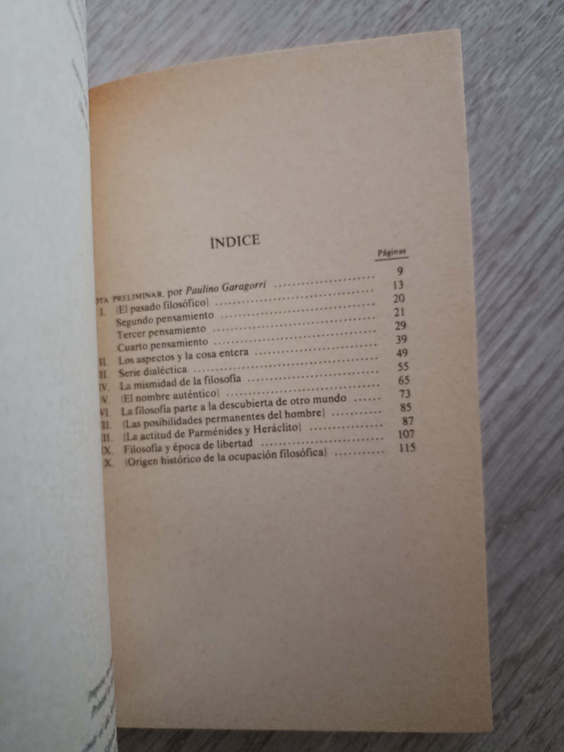 Ortega y Gasset - Origen y Epílogo de la Filosofía - 5