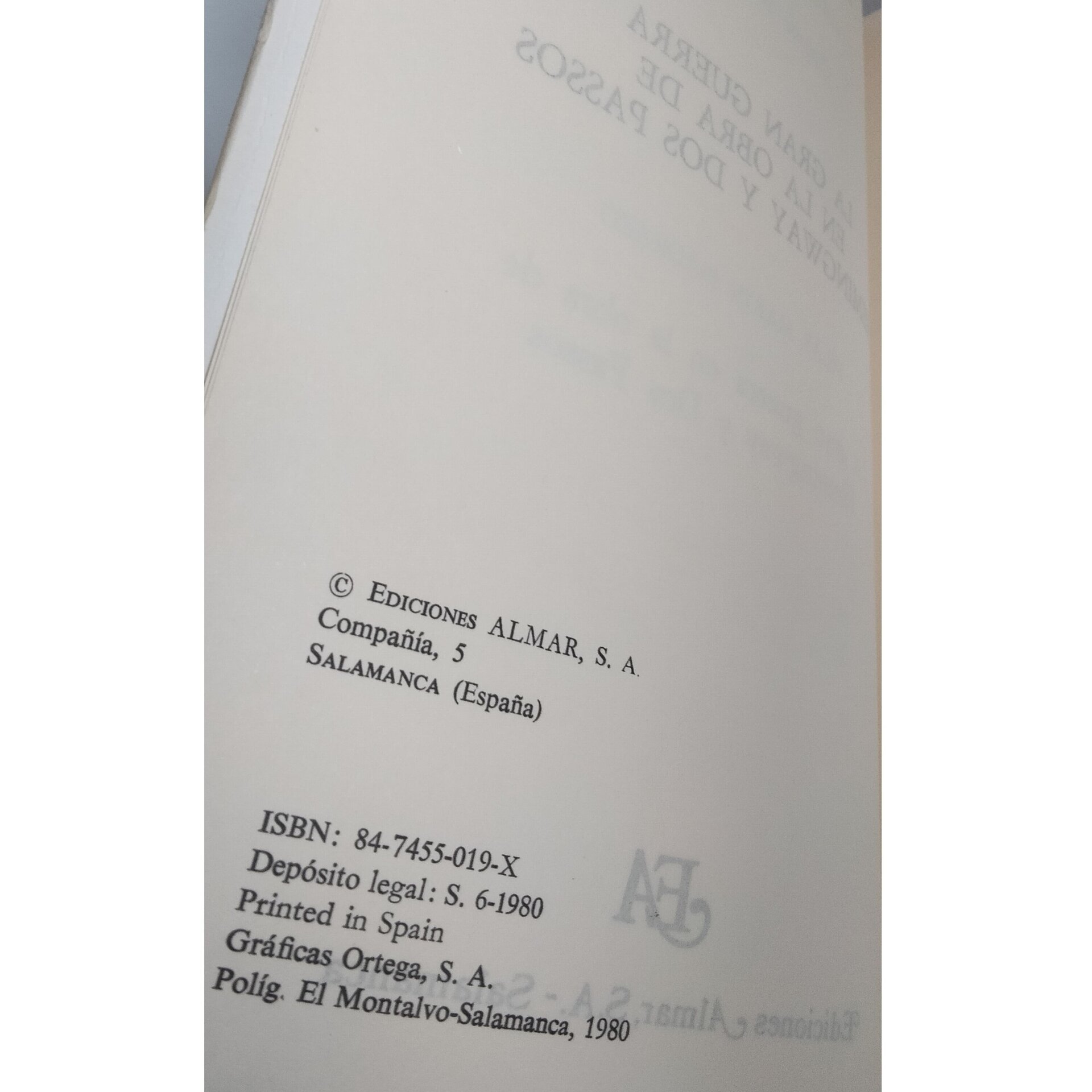 La gran guerra en la obra de Hemingway - 6