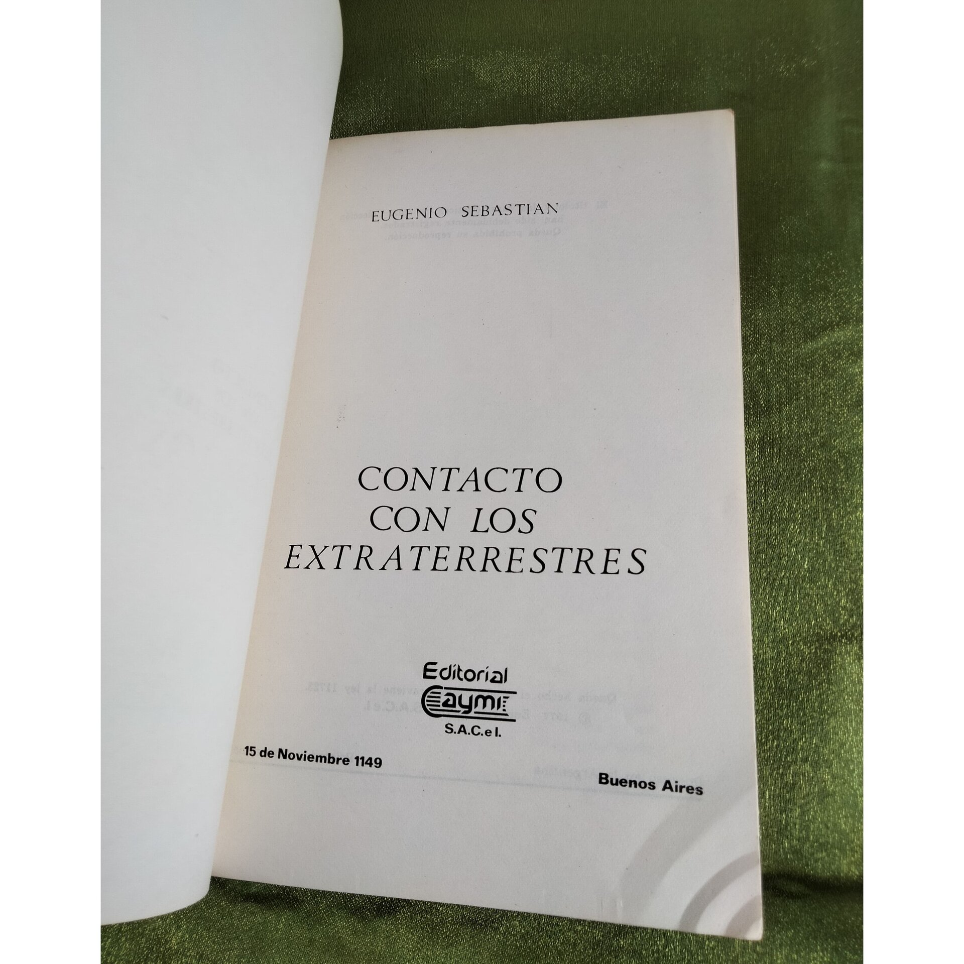Contacto con los extraterrestres - Eugenio Sebastián - 3