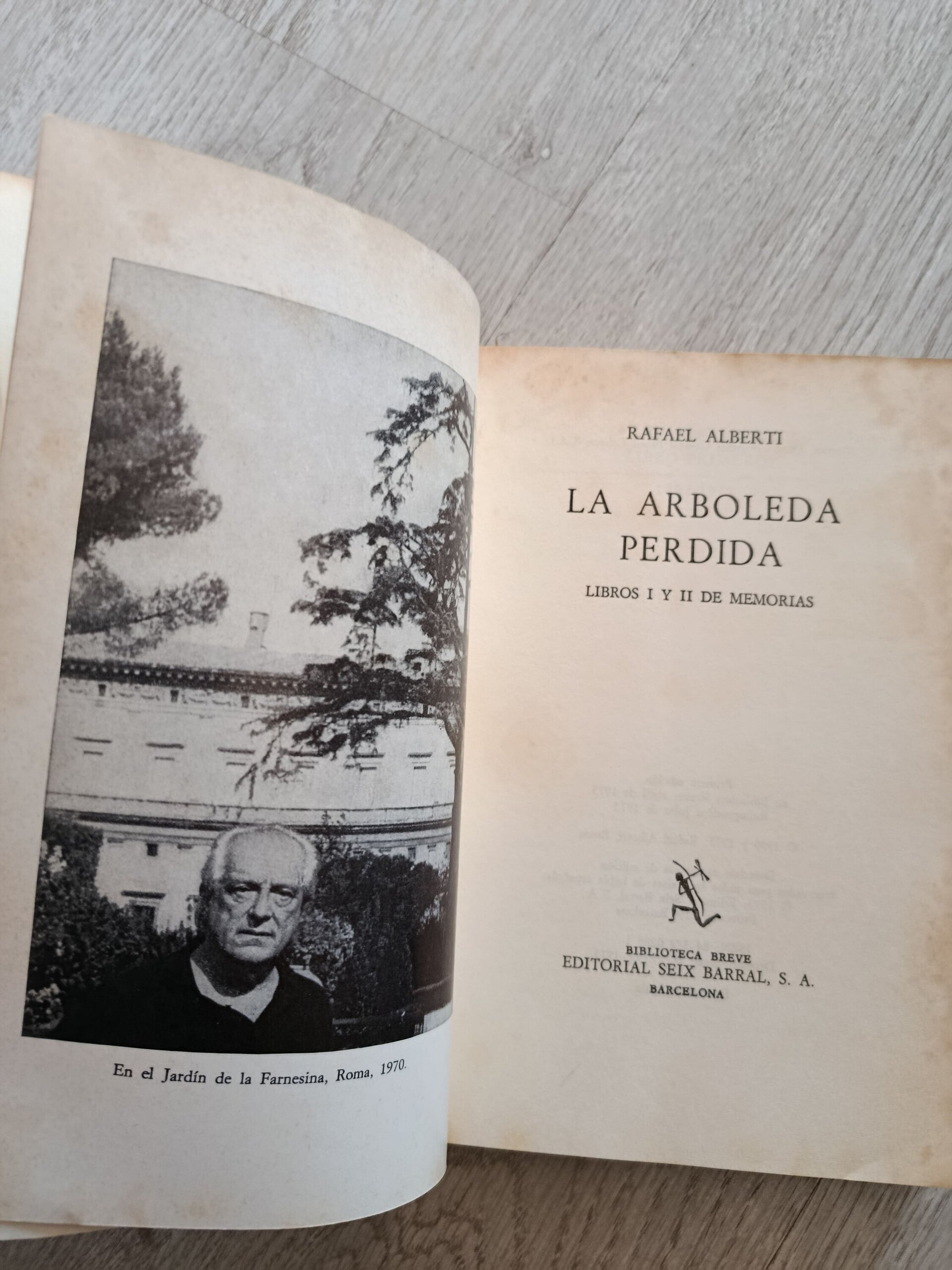 Rafael Alberti - La arboleda perdida Memorias - 5