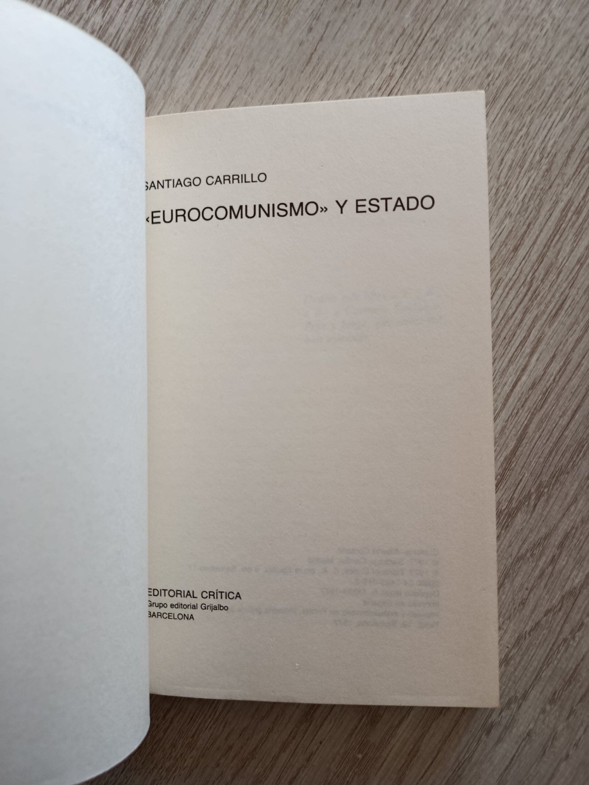 Eurocomunismo y Estado - Santiago Carrillo - 5