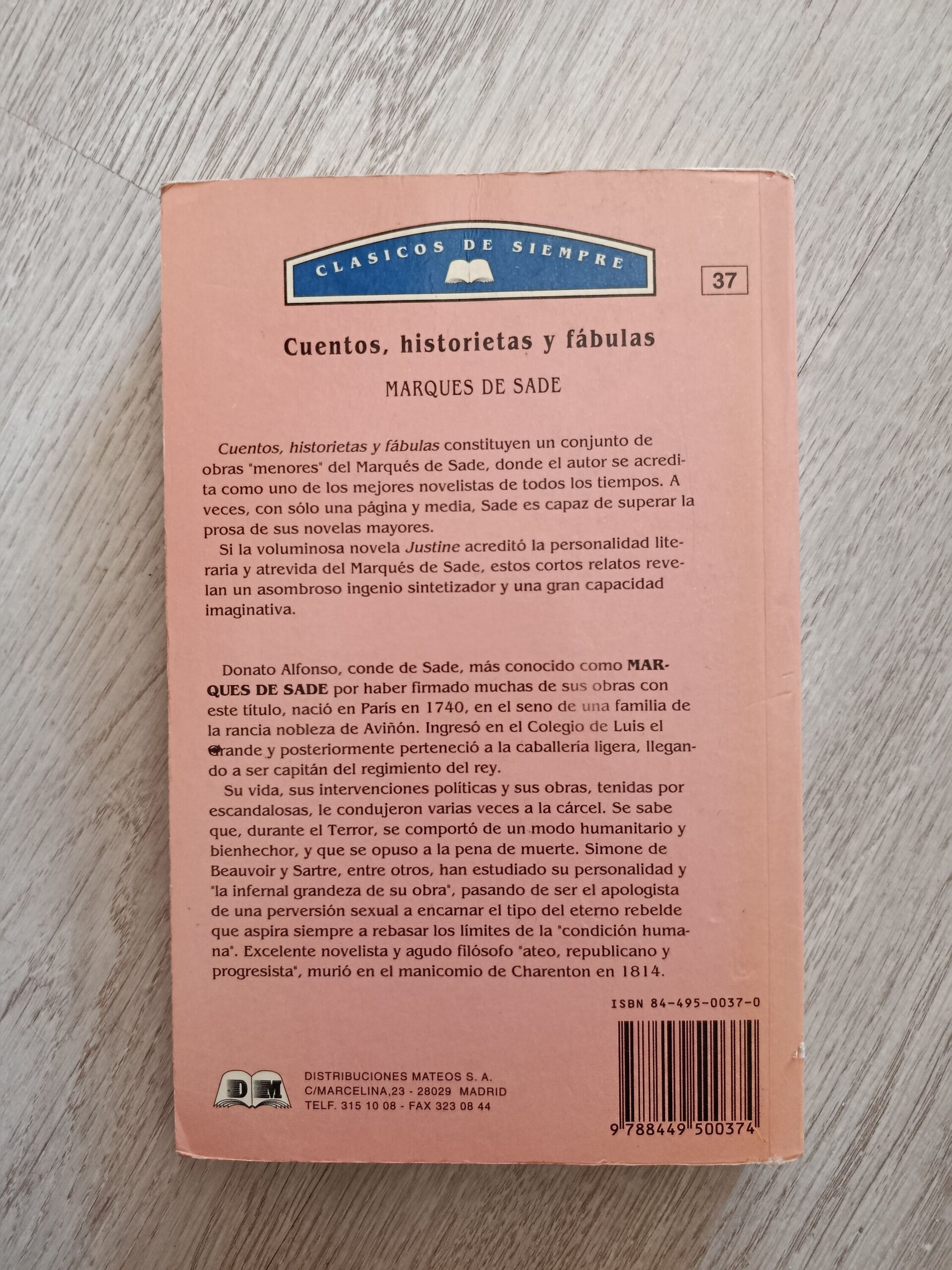 Marqués de Sade - Cuentos, historietas y fábulas - 4