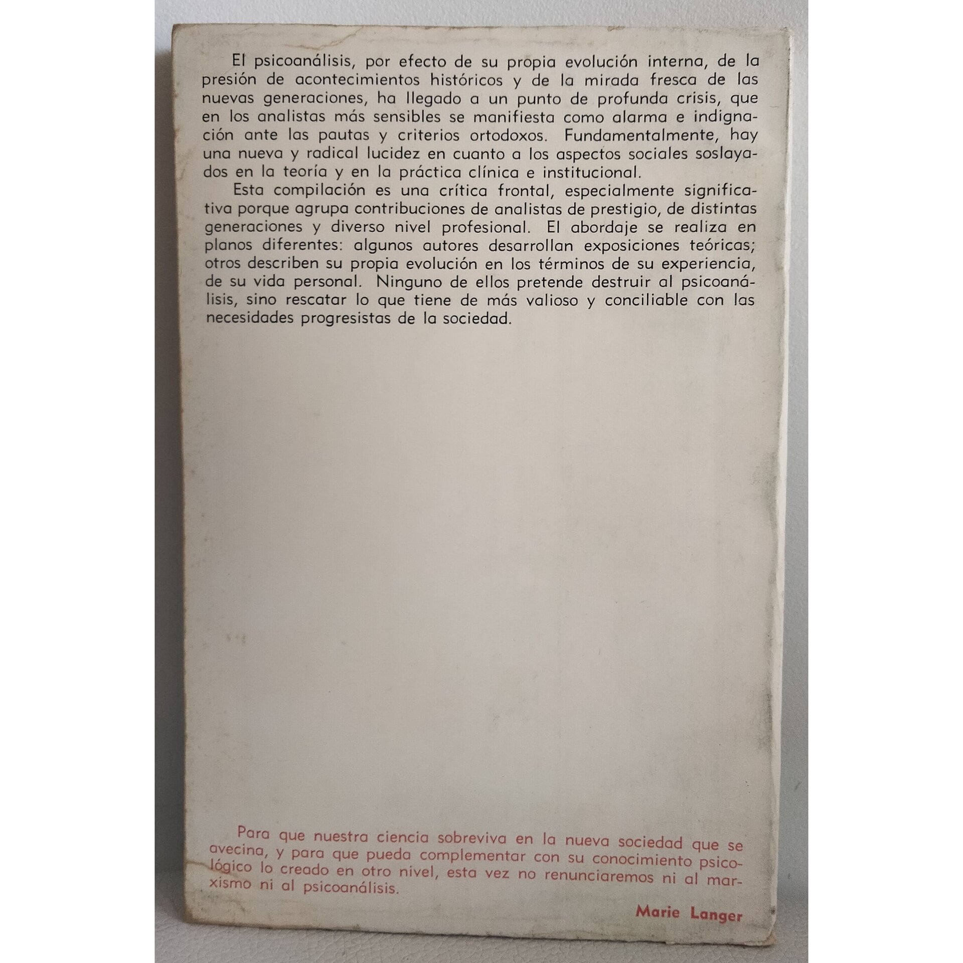 Izquierda Freudiana " Cuestionamos " - 4