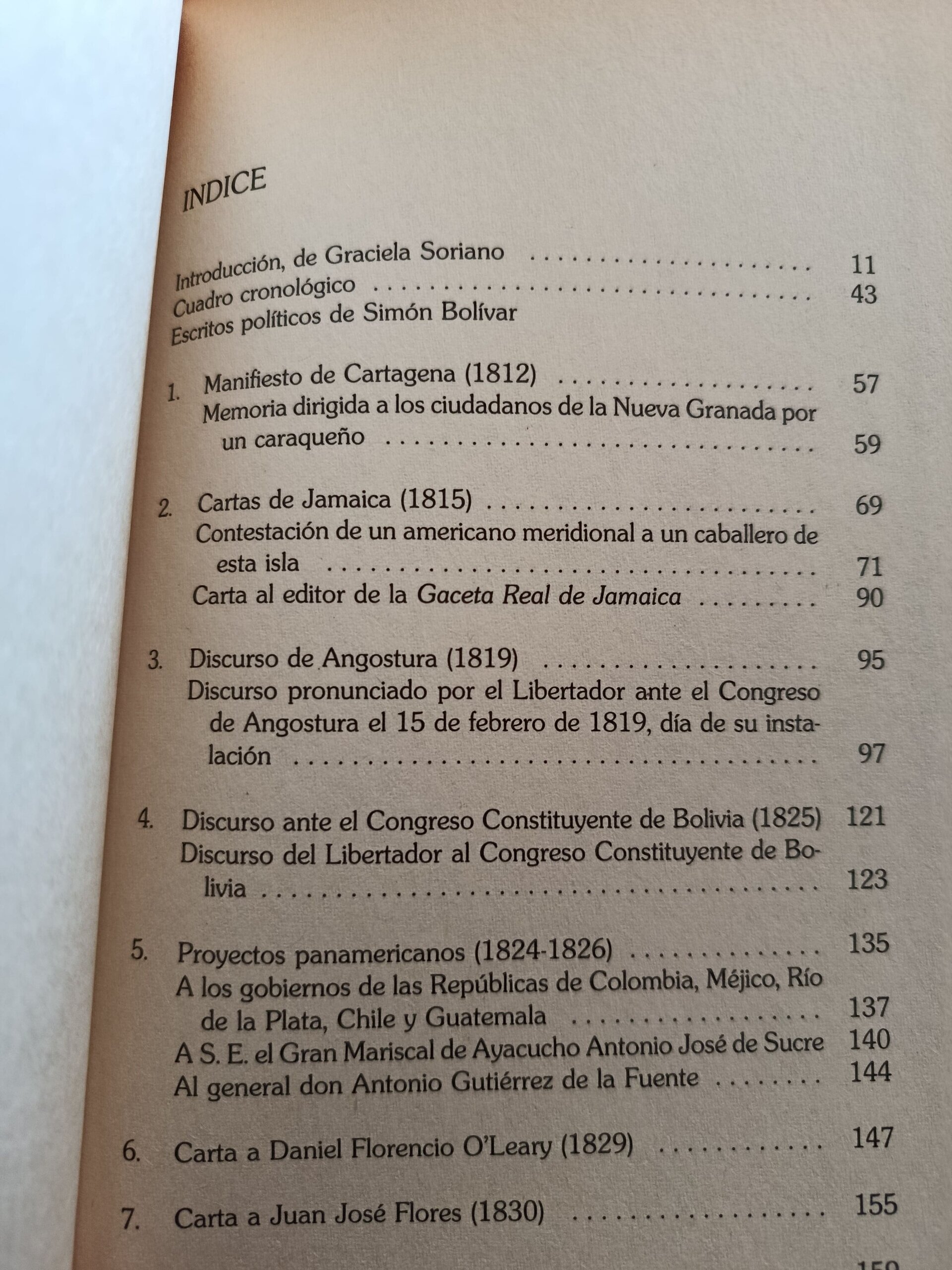 Simón Bolívar - Escritos políticos - 6