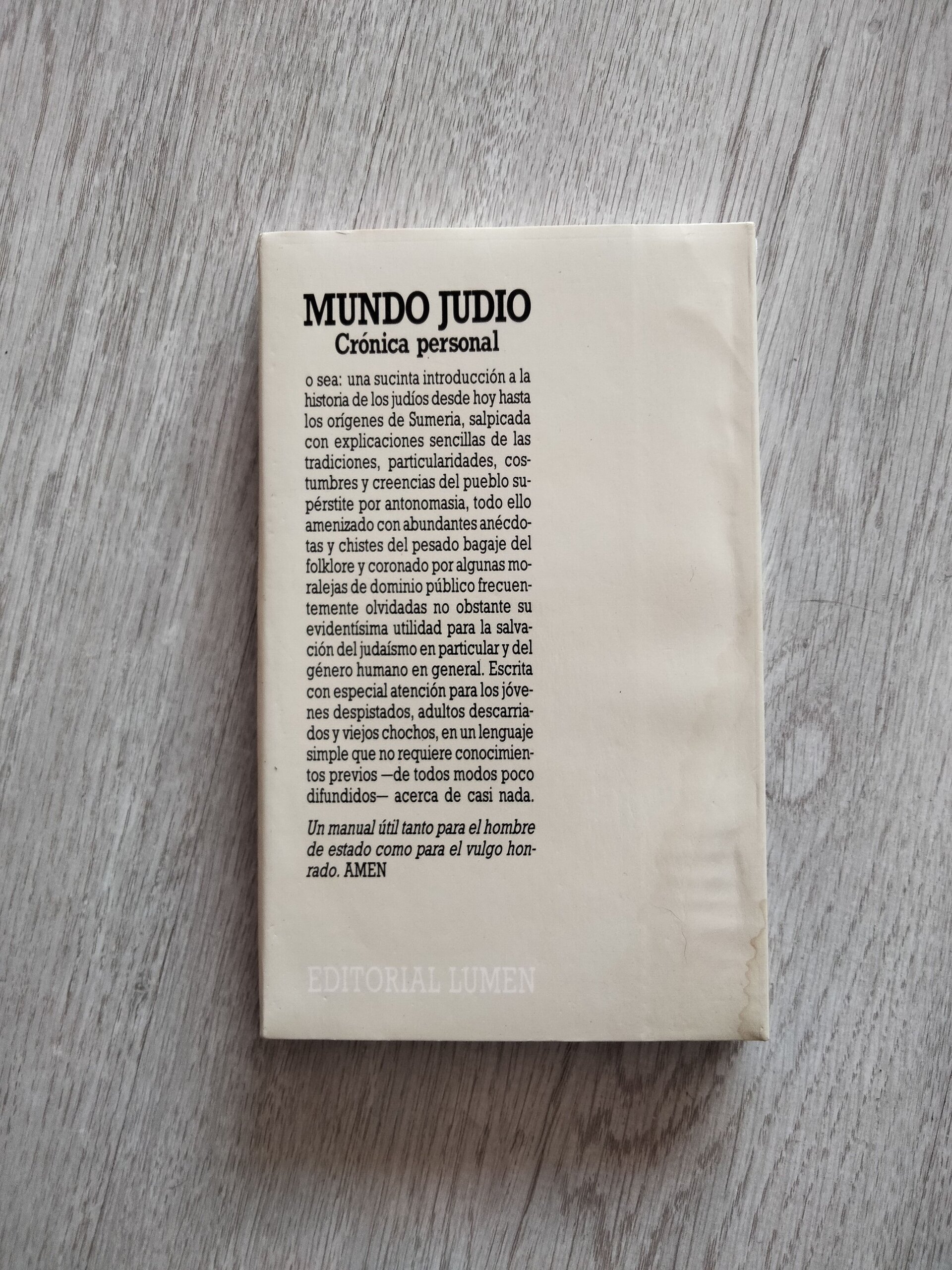 Mundo Judío - Mario Muchnik - 4