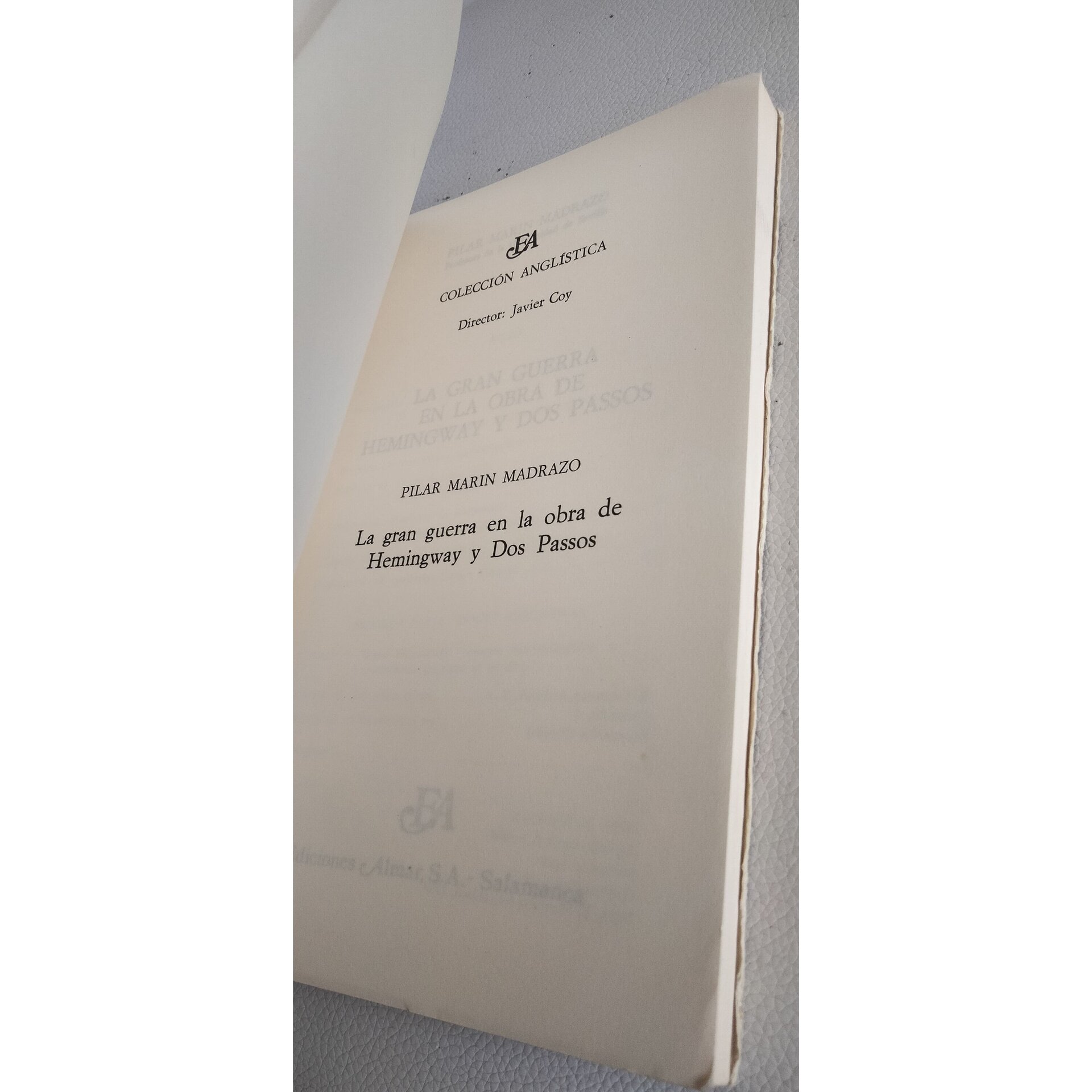 La gran guerra en la obra de Hemingway - 5