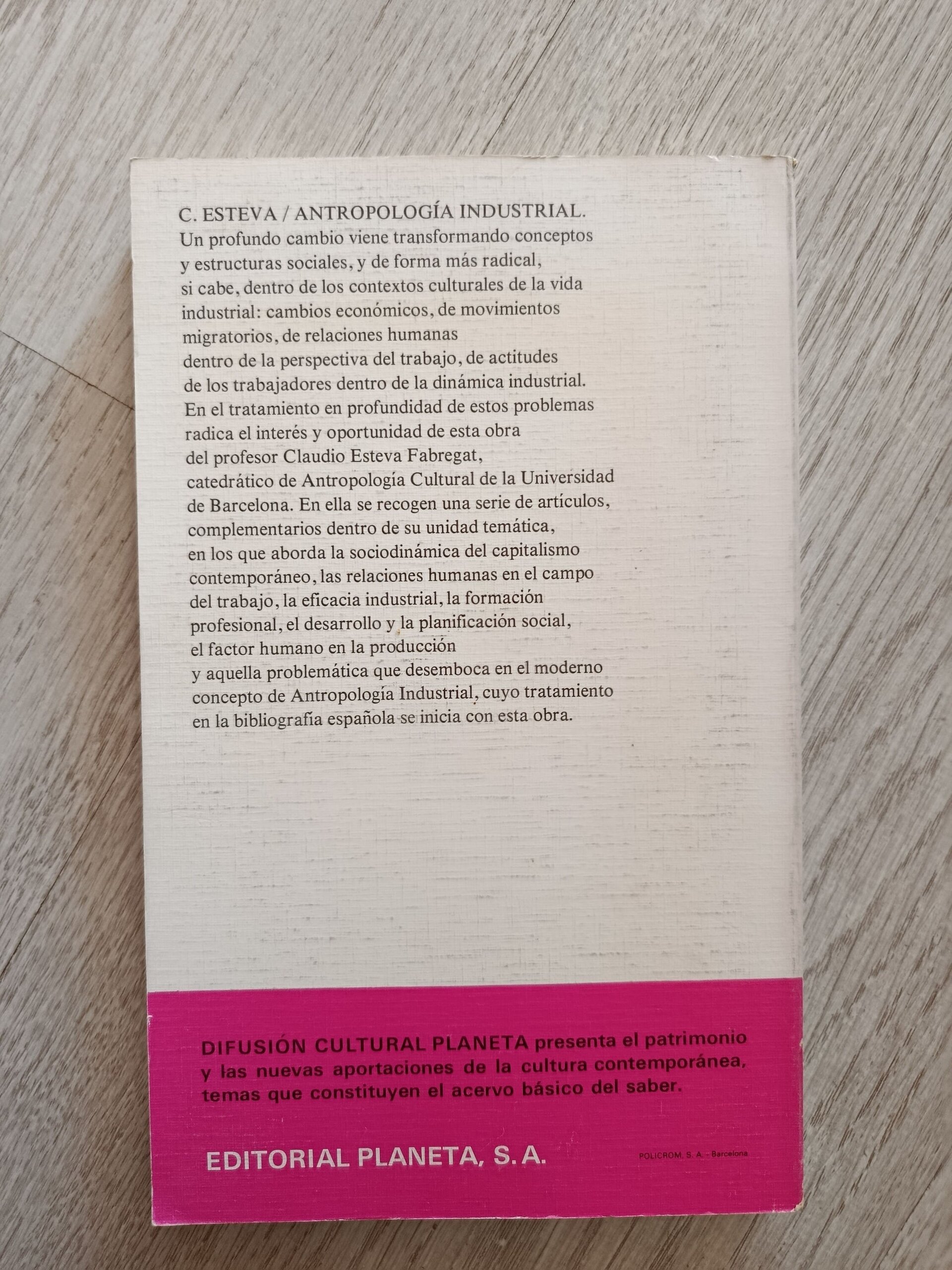 Antropología industrial - 4
