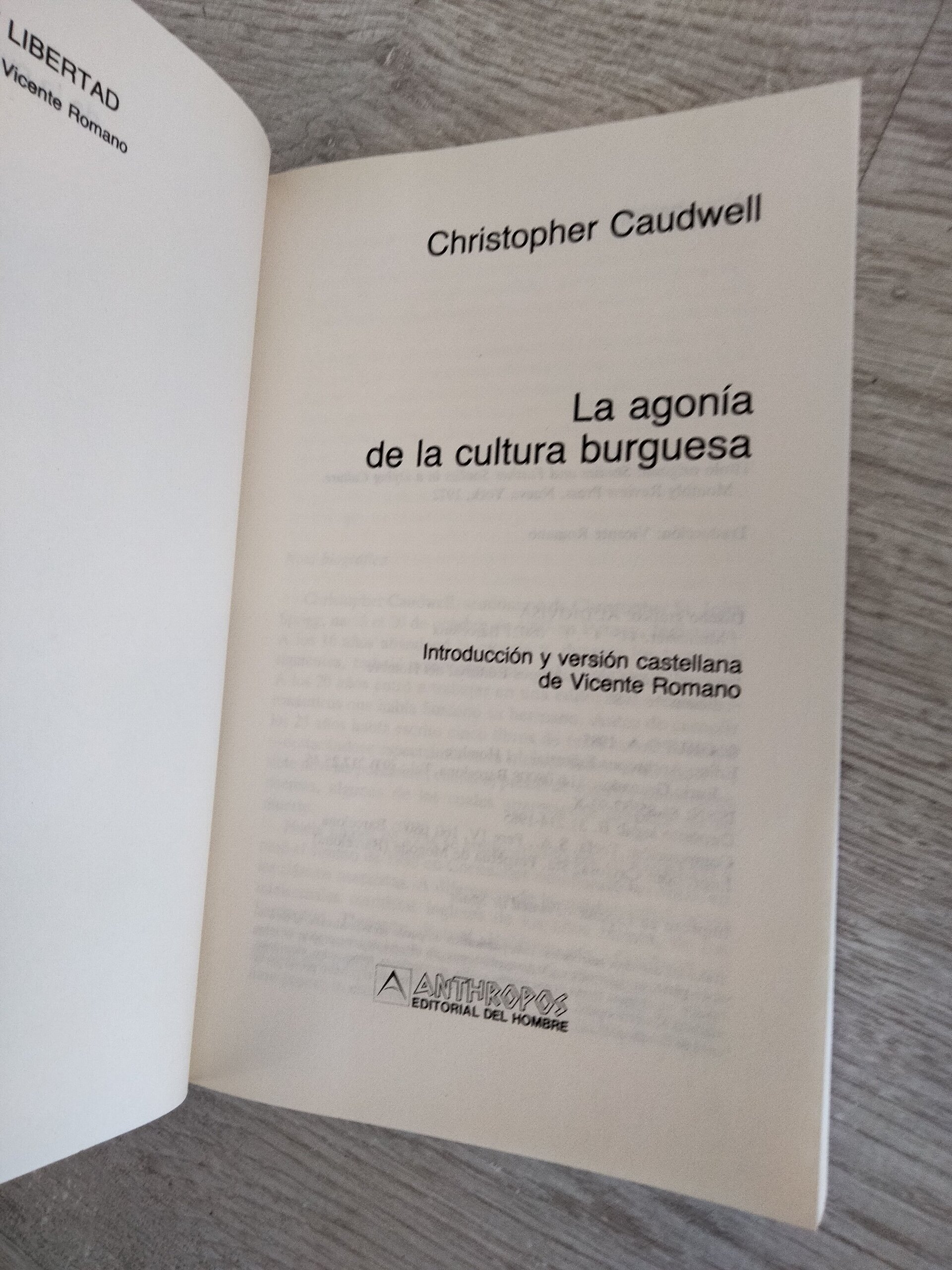La agonía de la cultura burguesa - 5