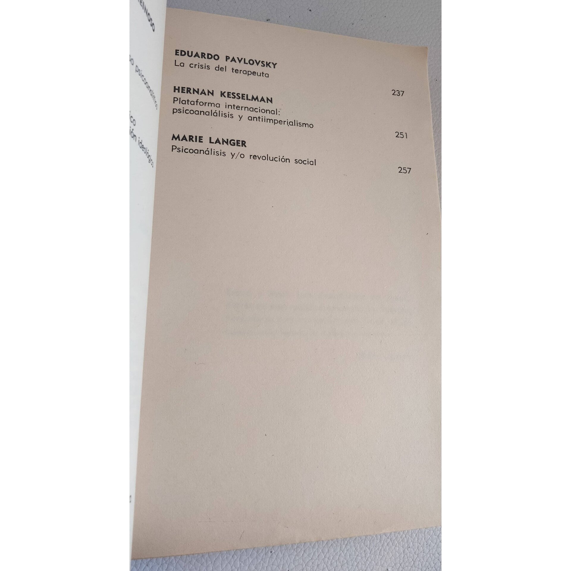 Izquierda Freudiana " Cuestionamos " - 9